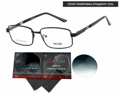 Тонированные очки BROONI мод. 28012 Цвет 3 с линзами NIKITA 1.56 GRADIENT GRAY, HMA/EMI -3.75 РЦ 64-66