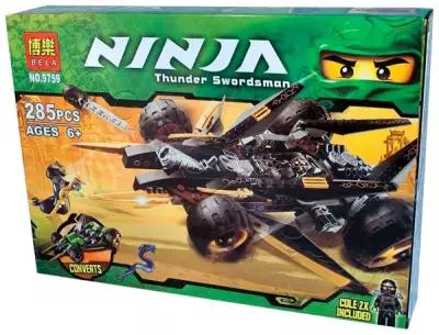 Конструктор Lari (Bela) Ninja 9759 Атака Коула, 285 дет