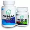 Omega-3 Кальций с витамином K2 и D3+Omega-7, D3 с маслом черного тмина/Набор 2шт. /Поддерживает красоту, молодость и здоровье человека