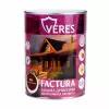 Декоративная пропитка для дерева Veres Factura, полуматовая, 0,8 л, тик