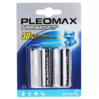 Батарейка C Samsung Pleomax R14-2BL, 1.5A, (2/20/160)