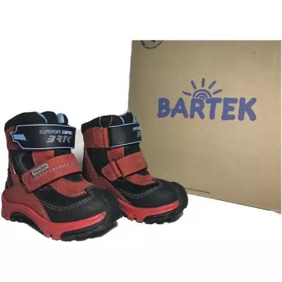 Осенние ботинки Bartek для мальчиков 25 размер красные