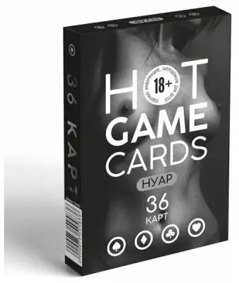 Игральные карты HOT GAME CARDS нуар - 36 шт