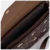 Сумка-мессенджер, отдел на молнии, наружный карман, регулируемый ремень, цвет коричневый