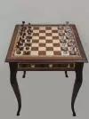 Шахматный стол из Красного дерева подарочный с фигурами Итальянский дизайн