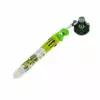 Ручка шариковая автоматическая 10-х цветная с фонариком (4 в 1) зеленый, дракон