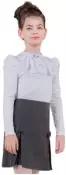 Школьная юбка Инфанта, размер 146/72, серый