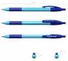 Ручка шариковая ErichKrause R-301 Neon Matic & Grip, узел 0.7 мм, автоматическая, стержень синий, корпус микс (4 цвета)
