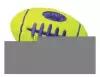 Мячик для собак KONG регби Air (ASFB3), желтый