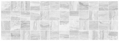 Мозаика Laparet Glossy Серый декор 20x60 глянцевый MM11188 (1 шт.)