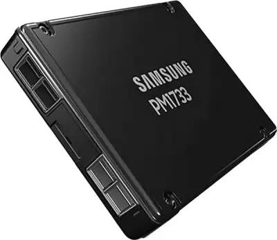 Твердотельный накопитель/ Samsung SSD PM1733, 7680GB, U.2(2.5" 15mm), NVMe, PCIe 4.0 x4/dual port x2, V-NAND, R/W 7000/3800MB/s, IOPs 1 450 000/135 00