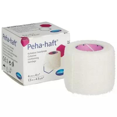 Hartmann бинт самофиксирующийся Peha-haft белый, 4м х 4 см, 1 шт