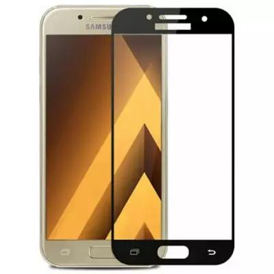 Защитное стекло для Samsung Galaxy A5/A520 (Черное)