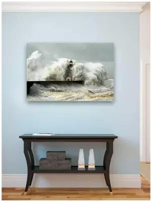 Картина для интерьера на стену 40х60 см/ Море / Шторм