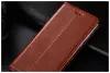 Чехол-книжка MyPads Premium для iPhone 11 Pro Max из качественной натуральной мраморной кожи буйвола прошитый элегантной прострочкой светло-корич