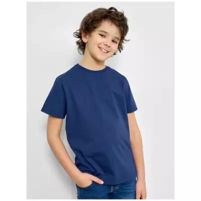 Базовая футболка, 2 шт. 21-10584П-0 Синий 134