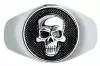 Кольцо из черненого серебра Sklv 95010163, размер 22