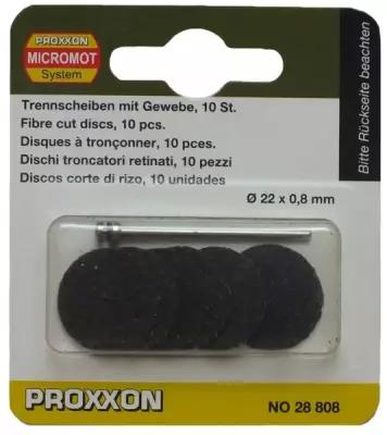 Диски армированные отрезные 10 шт с дискодержателем Proxxon PR- 28808