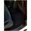 Коврики автомобильные Ева с бортиками в салон TOYOTA AVENSIS 1 1997-2003, Тойота Авенсис, черные соты, коричневая окантовка