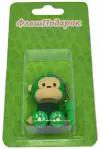 Подарочный USB-накопитель обезьянка зеленая 8GB оригинальная флешка