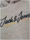 Jack & Jones, джемпер-толстовка для мальчика, Цвет: светло-серый, размер: 128
