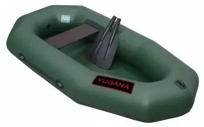 Лодка YUGANA R-195, с гребками, цвет олива