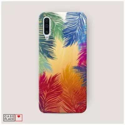 Пластиковый чехол "Яркие пальмы" на Samsung Galaxy A50 / Самсунг Галакси А50