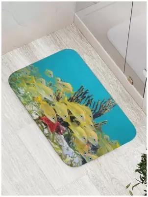 Коврик JoyArty противоскользящий "Золотые рыбки" для ванной, сауны, бассейна, 77х52 см