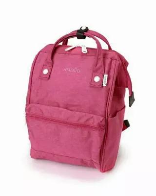 Рюкзак водоотталкивающий с двумя ручками Anello Kuchigane Japan Deep Pink AT-B2264