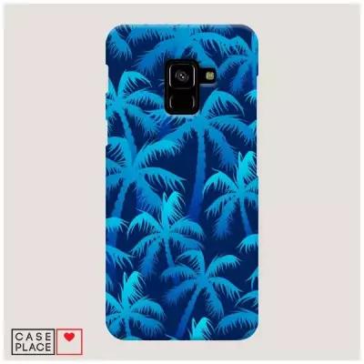 Пластиковый чехол "Гавайи 4" на Samsung Galaxy A8 2018 / Самсунг Галакси А8 2018