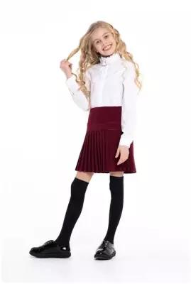Школьная юбка Инфанта, размер 146-72, бордовый