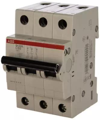 Выключатель автоматический 3-полюсный (3P) 50А C 4.5кА SH200L ABB