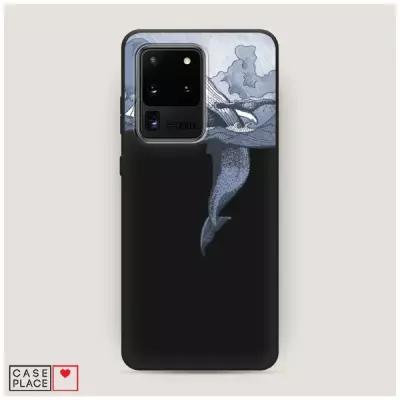 Матовый силиконовый чехол "Два измерения" на Samsung Galaxy S20 Ultra / Самсунг Галакси S20 Ультра