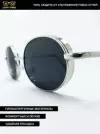 Хочу Солнцезащитные очки с поляризацией UV400, глянцевые, серебристые, черные, женские, мужские, унисекс, с чехлом