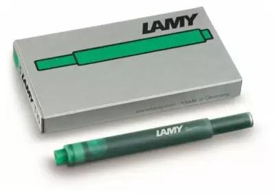 Картридж чернильный для перьевой ручки LAMY T10 зеленый 5 шт/уп. 1611478