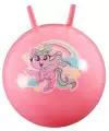 Мяч-прыгун с рожками «Единорожка» 55 см, 480 г, цвет розовый