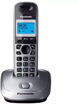Радиотелефон PANASONIC KX-TG2511RUM, память 50 номеров, АОН, повтор, спикерфон, полифония, серый
