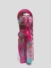 Детская электрическая зубная щетка San-A | Электрощетка с запасной насадкой, цвет розовый, возраст +3