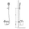 Однорычажный смеситель для ванны с душем Timo Helmi 4014-00-16Y
