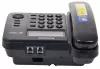 Телефон PANASONIC KX- TS2356RUB, черный, память 50 номеров, АОН, ЖК- дисплей с часами, тональный/ импульсный режим