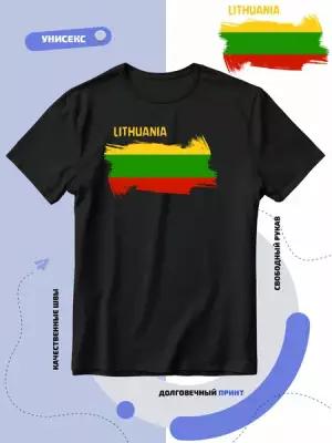Футболка SMAIL-P флаг Литвы, размер XL, черный