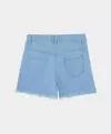 Юбка-шорты джинсовая голубая Button Blue, для девочек, размер 116, мод 123BBGMC61011800