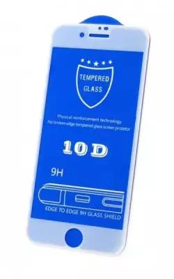 Защитное 10D стекло для Apple iPhone 7 Plus/iPhone 8 Plus белый