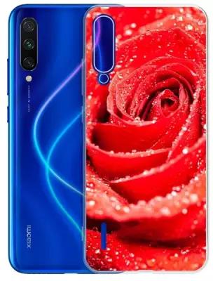 Чехол-накладка Krutoff Clear Case Женский день - Роза для Xiaomi Mi 9 Lite