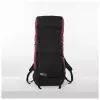 Рюкзак туристический, 80 л, отдел на шнурке, наружный карман, 2 боковые сетки, цвет чёрный/вишня