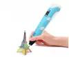 3D ручка «3D Pen-2» поколение с дисплеем (3Д ручка ПЭН 2) голубая