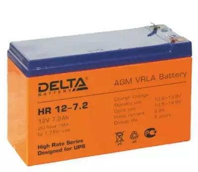 Аккумулятор Delta HR 12-7.2 (12V 7.2Ah)