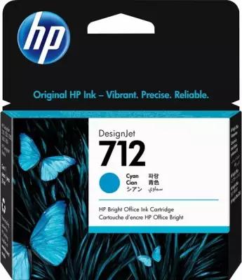 Картридж HP 712 (3ED67A), голубой, оригинальный, для DJ T230/T630/T650/Studio