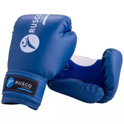 Перчатки боксерские RuscoSport синий 10 oz (унций)