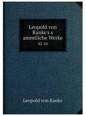 Leopold von Ranke's s ammtliche Werke. 42-44